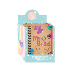 CAJA EXHIB. x 8 UN. CUAD. 15X21 KRAFT BULLET