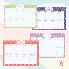 PACK X 12 UN. PLANNER A4 MIX