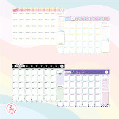 PACK X 12 UN. PLANNER MENSUAL A3